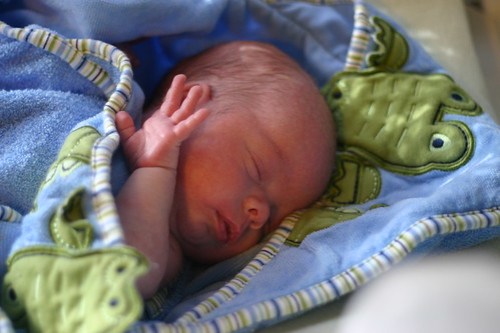 Oliver after his bath