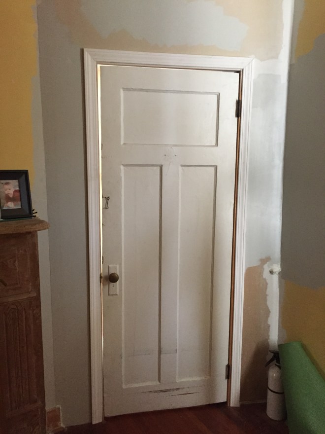 The door. It is not exciting, but my sister wanted to see it. So here it is.